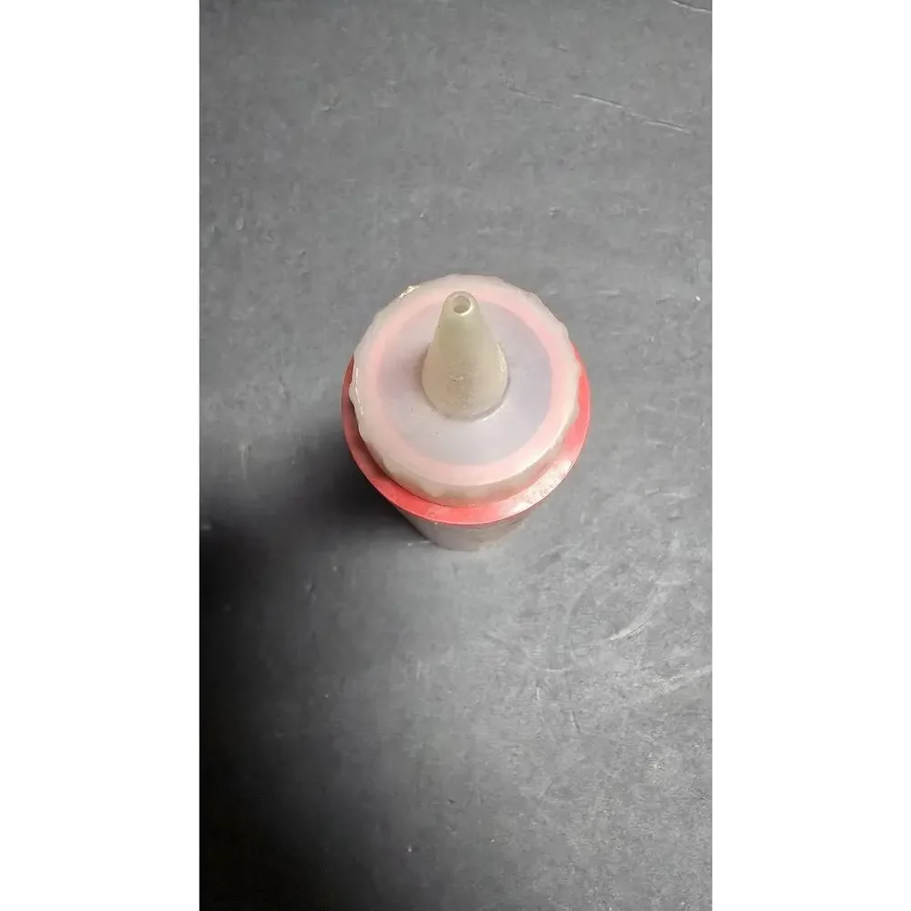 Vintage Squeeze-Pleeze Ketchup Dispenser Red Plastic Squeeze Bottle Diner Chef